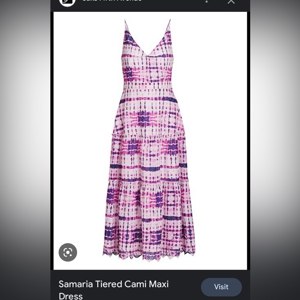 NWT Derek Lam 10 Crosby Samaria Tie-DyeEyelet midi dress